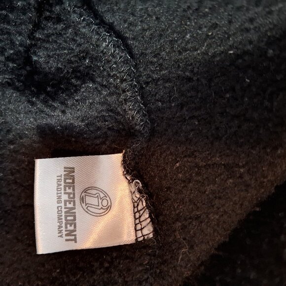 Spitfire Classic Swirl Fade Hooded Sweatshirt Black and Yellow - Picture 11 of 13